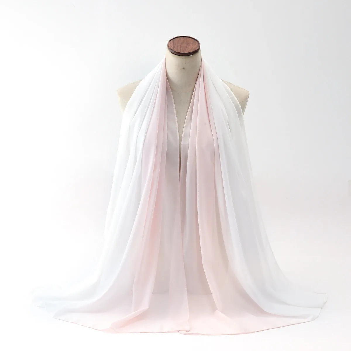 Women's lightweight chiffon summer scarf in ethnic Pu long style