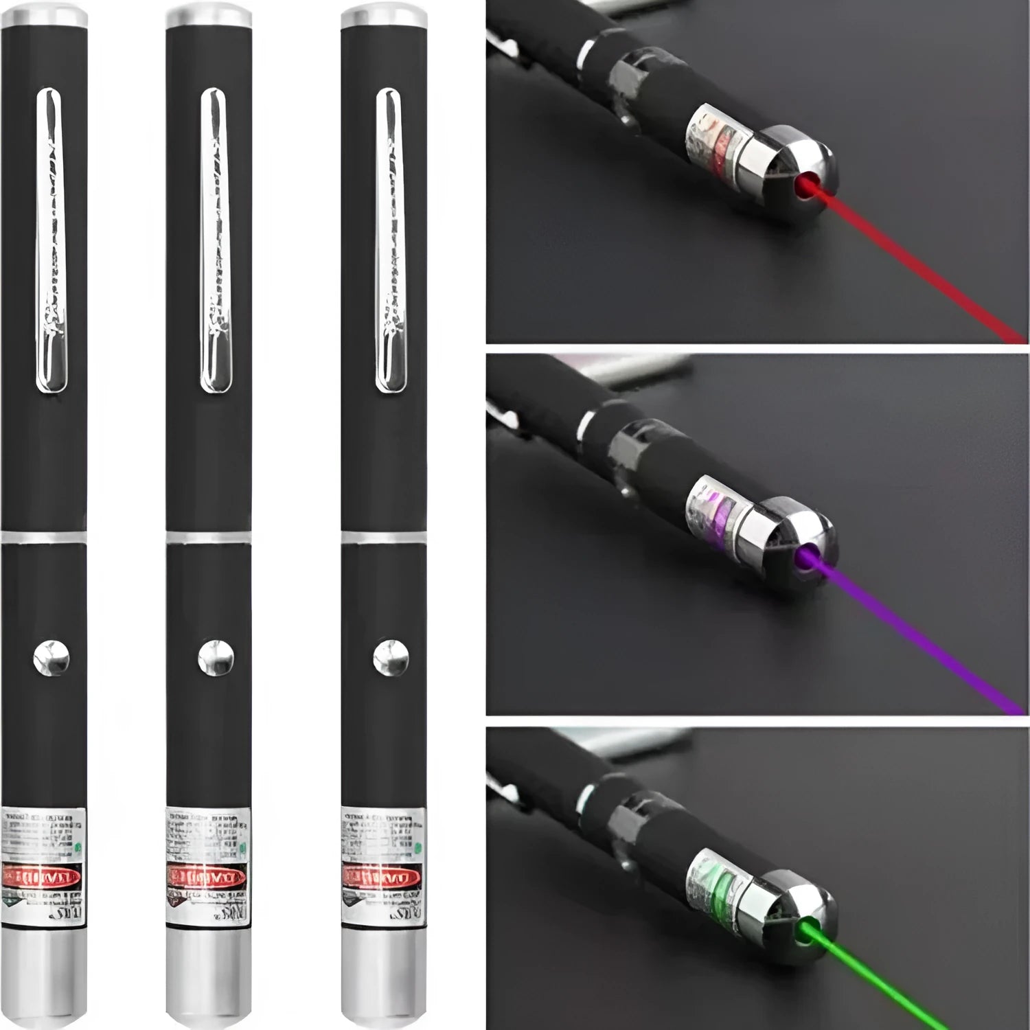 Metal single point laser pen for dogs and cats with green light option