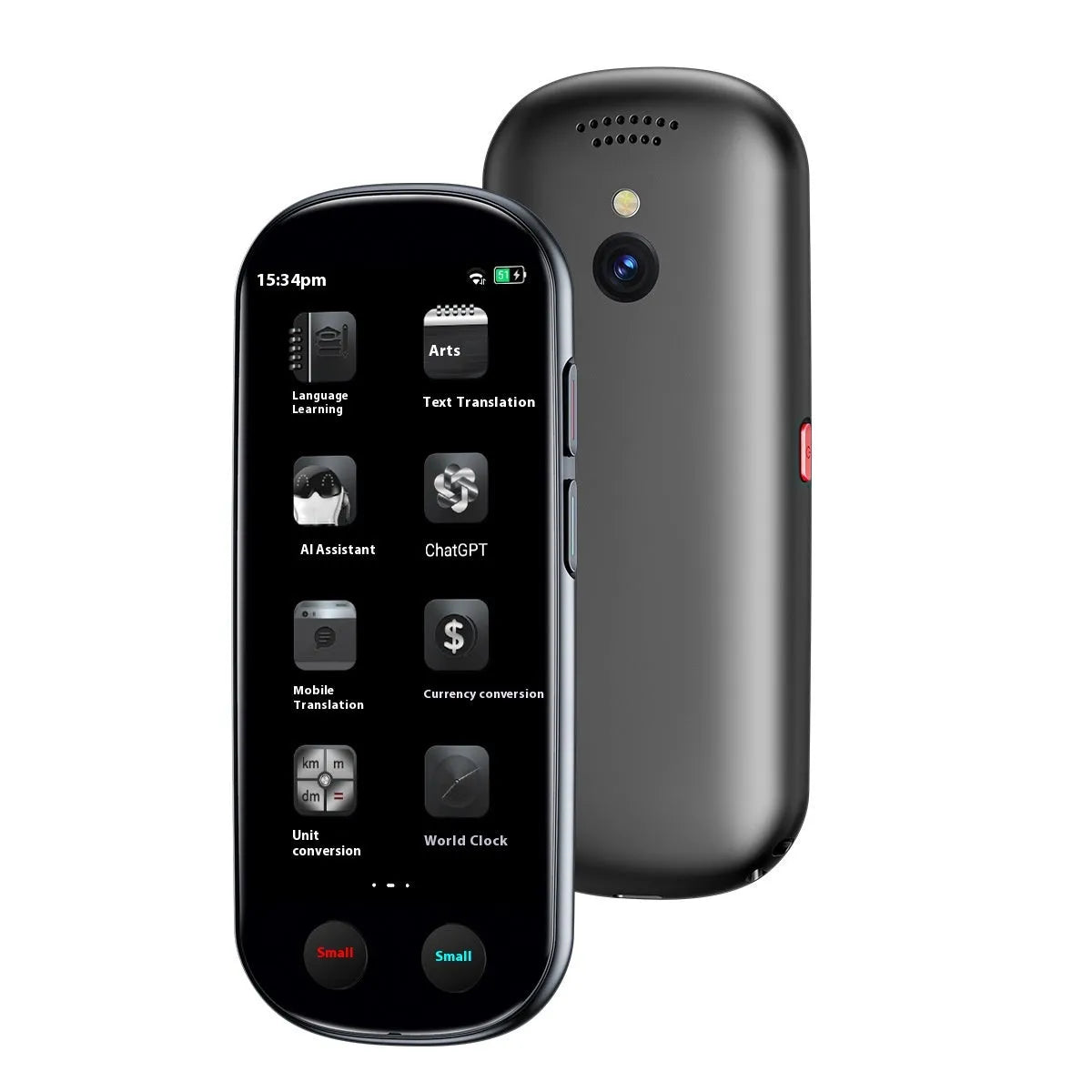 Black simultaneous interpretation translator for business use with wireless voice translation