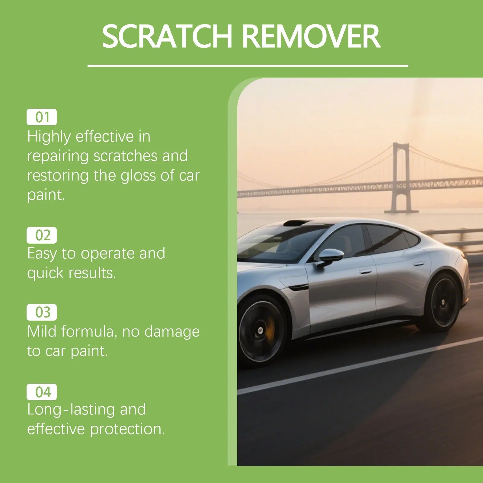 100g tube of car paint scratch recovery cream for automotive surface scratch removal