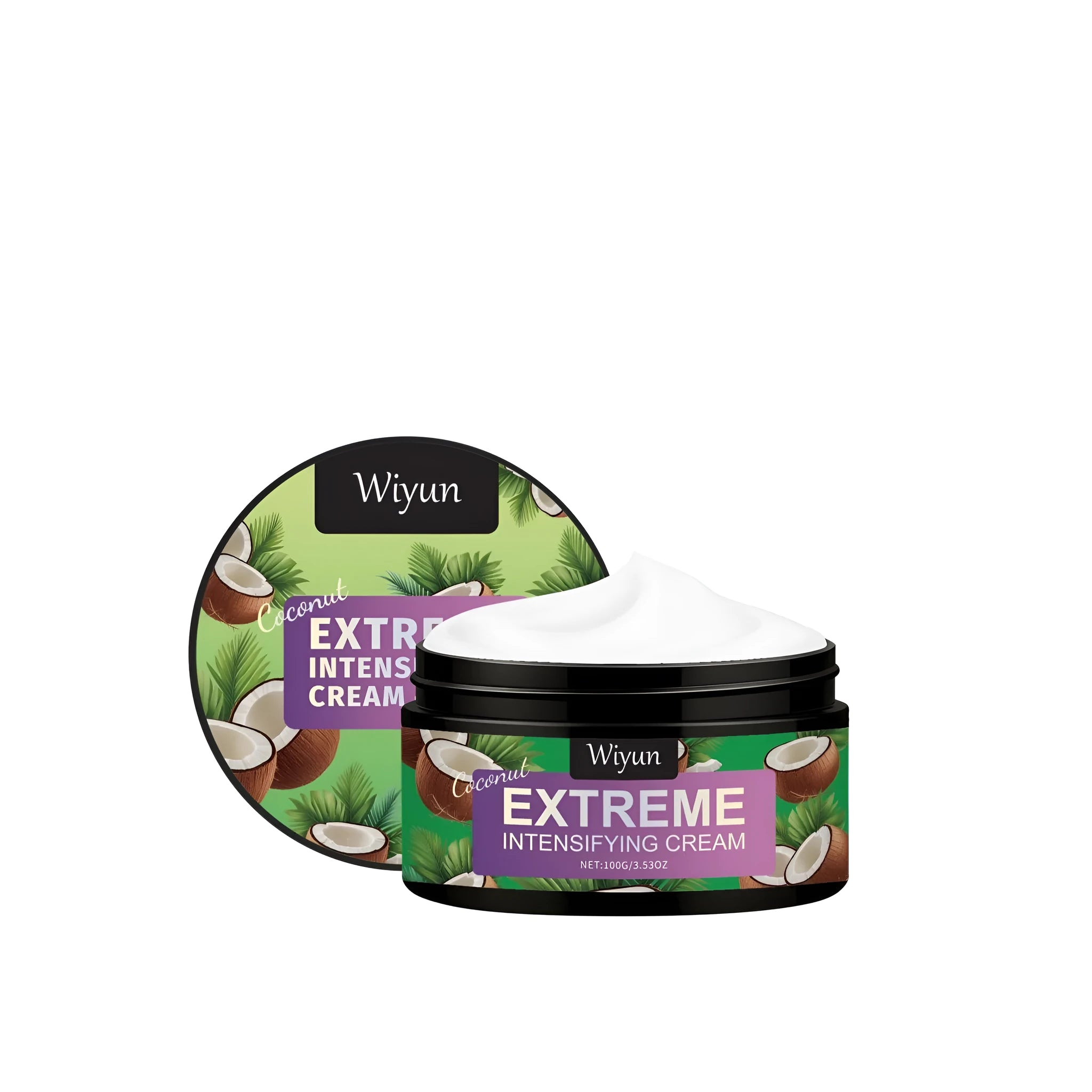 Coconut flavoured hair styling gel tube with natural oils for texture and definition