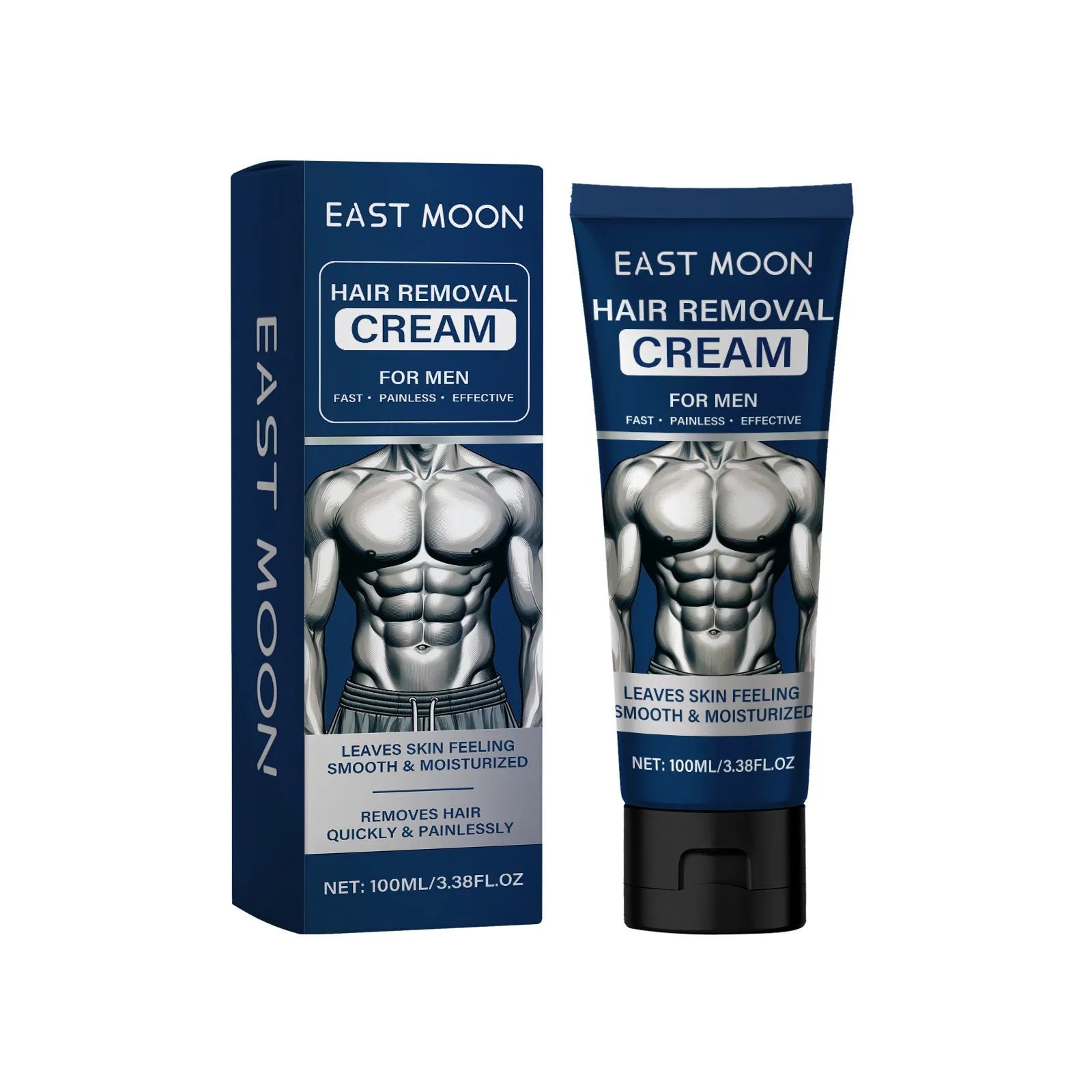 100ml men's hair removal cream for beard, armpit, hand and leg depilation