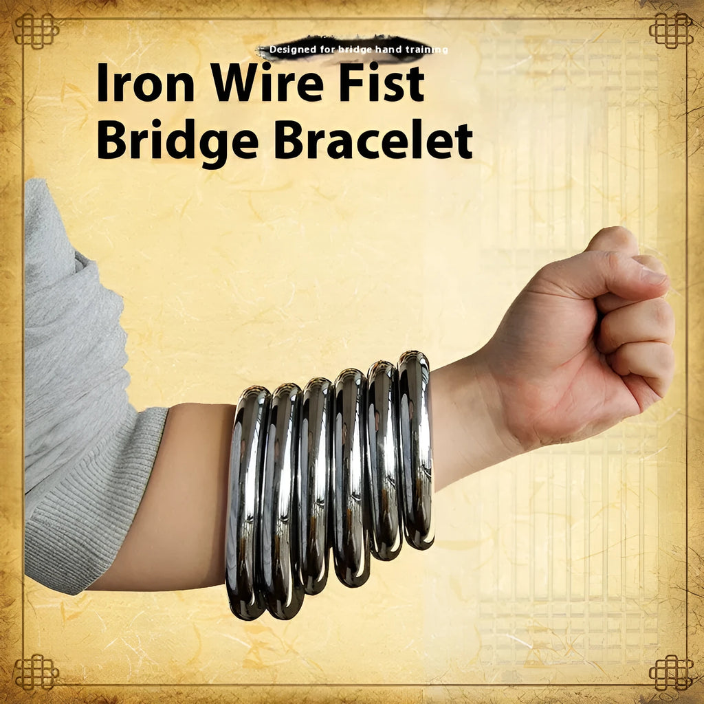 Carbon steel Wing Chun training ring with electroplated finish in three size options