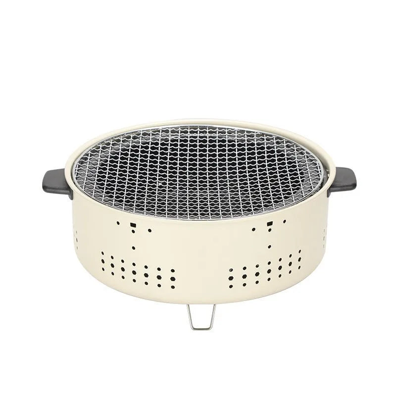 Portable charcoal tea stove with carbon baking functionality for indoor cooking