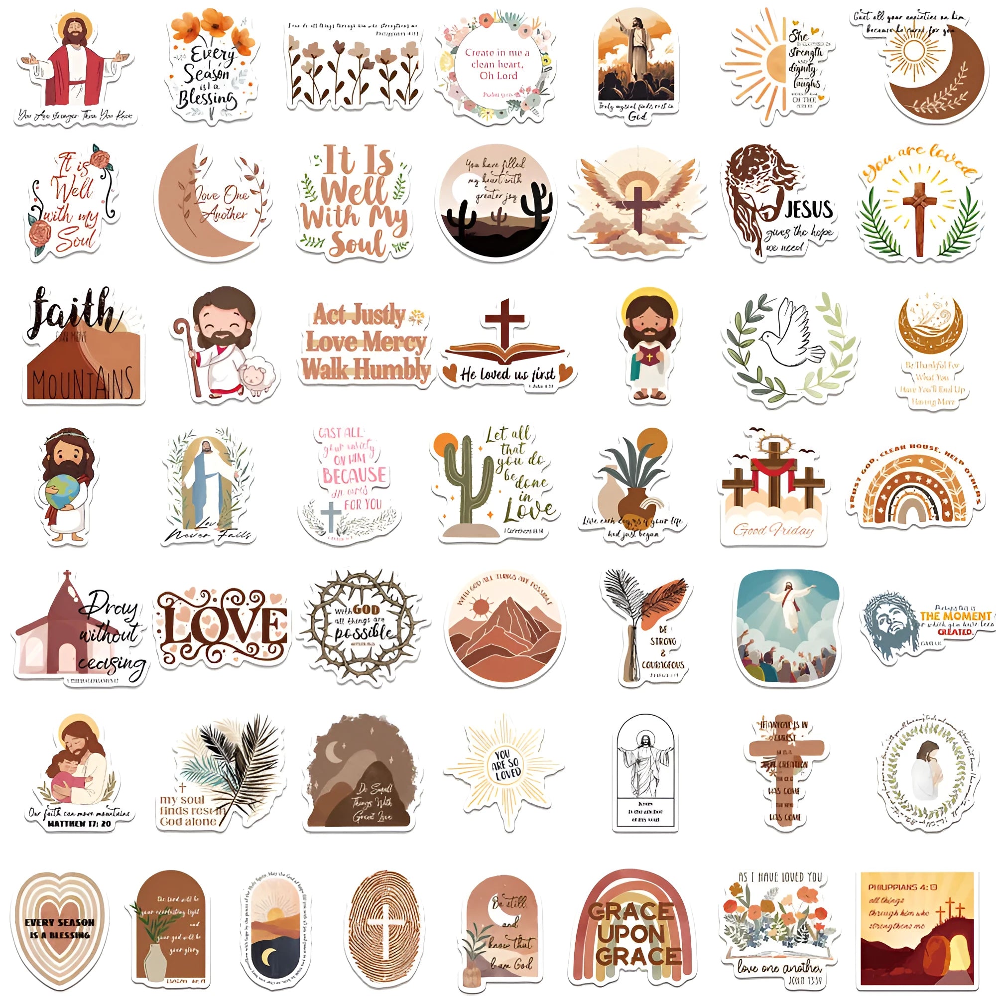 50 piece random pattern graffiti sticker set for wall and laptop decoration