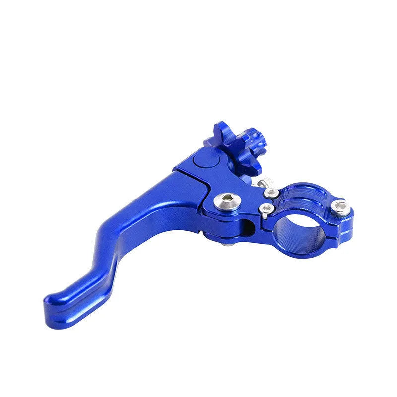Universal aluminium alloy two-finger motorcycle clutch lever in eight colour options