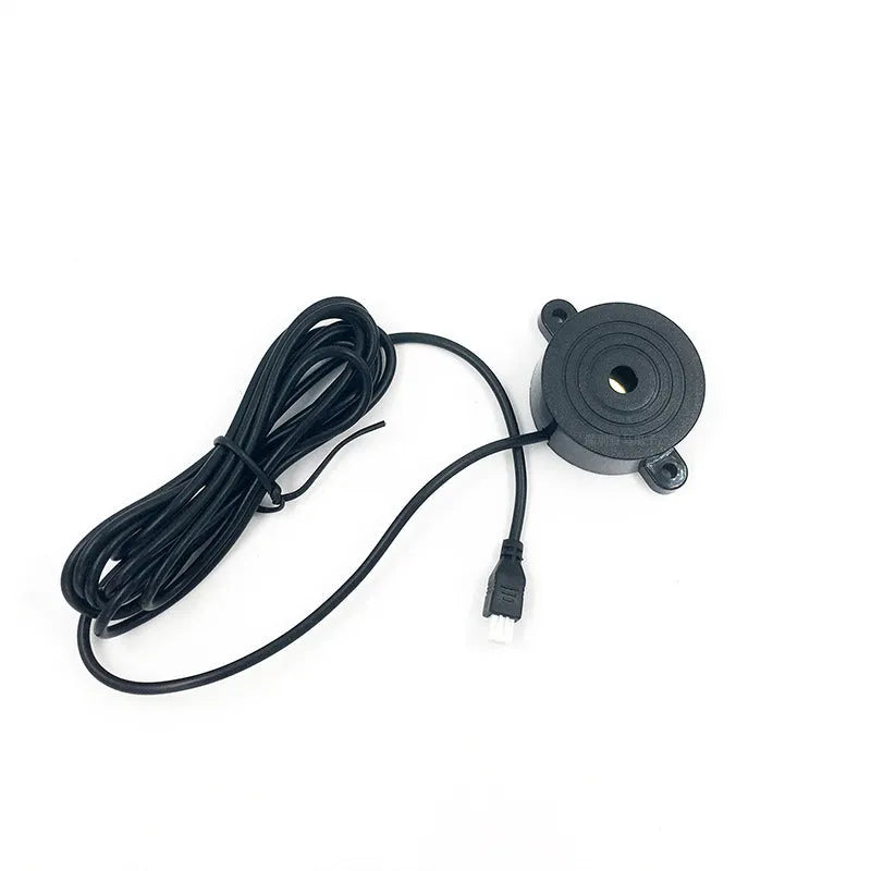 4-probe car parking sensor system with buzzer alert module, sensors in multiple colours, hole saw and installation cables