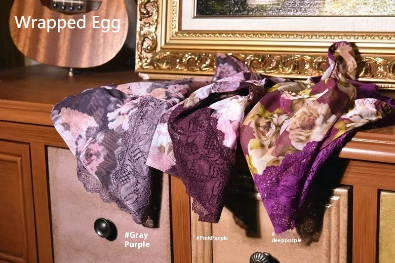 Men's printed mesh briefs in multiple colours with mid-waist design and ice silk fabric