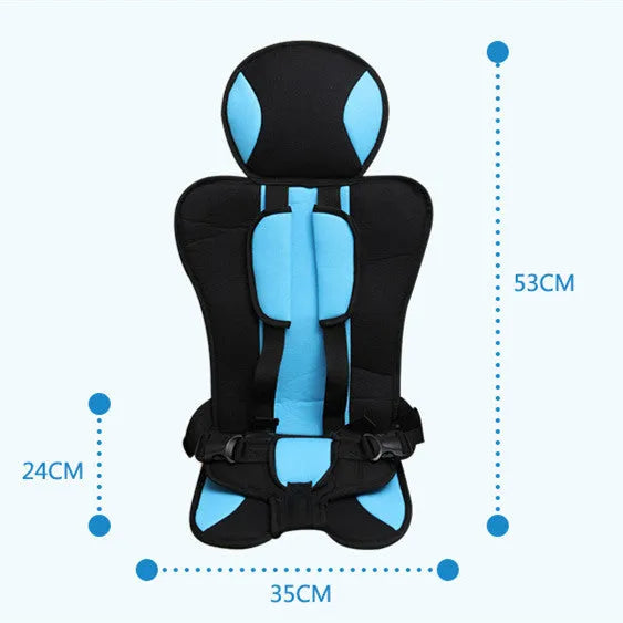 Car rear child seat with sandwich PP cotton padding splicing design in brown, blue, grey, red options
