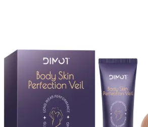 108ml jar of waterproof body concealer cream with an application brush for covering tattoos and birthmarks.