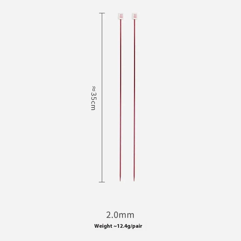 14-size crochet hook set with lengthened design and protective caps arranged by size
