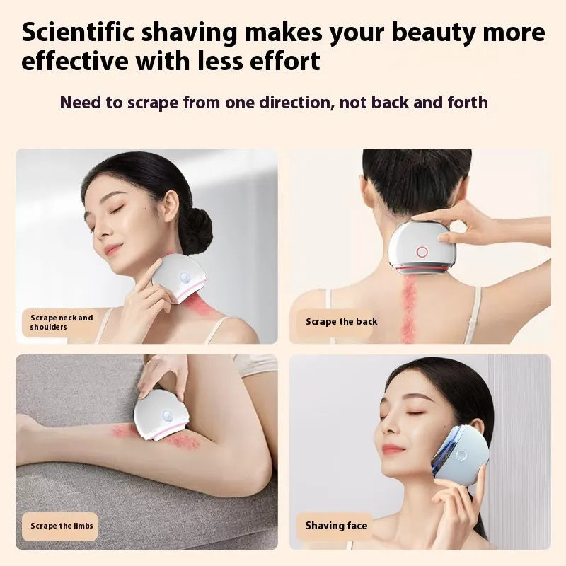 French pattern household electric scraping photon IPL beauty device with type-C charger