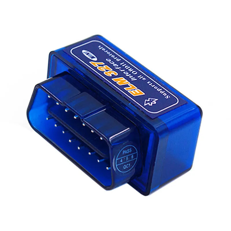 ELM327 Bluetooth OBD2 auto fault detector scanner with compact 45mm design