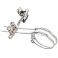 Metal bracket glasses double clip with glass lens for reading glasses magnification attachment