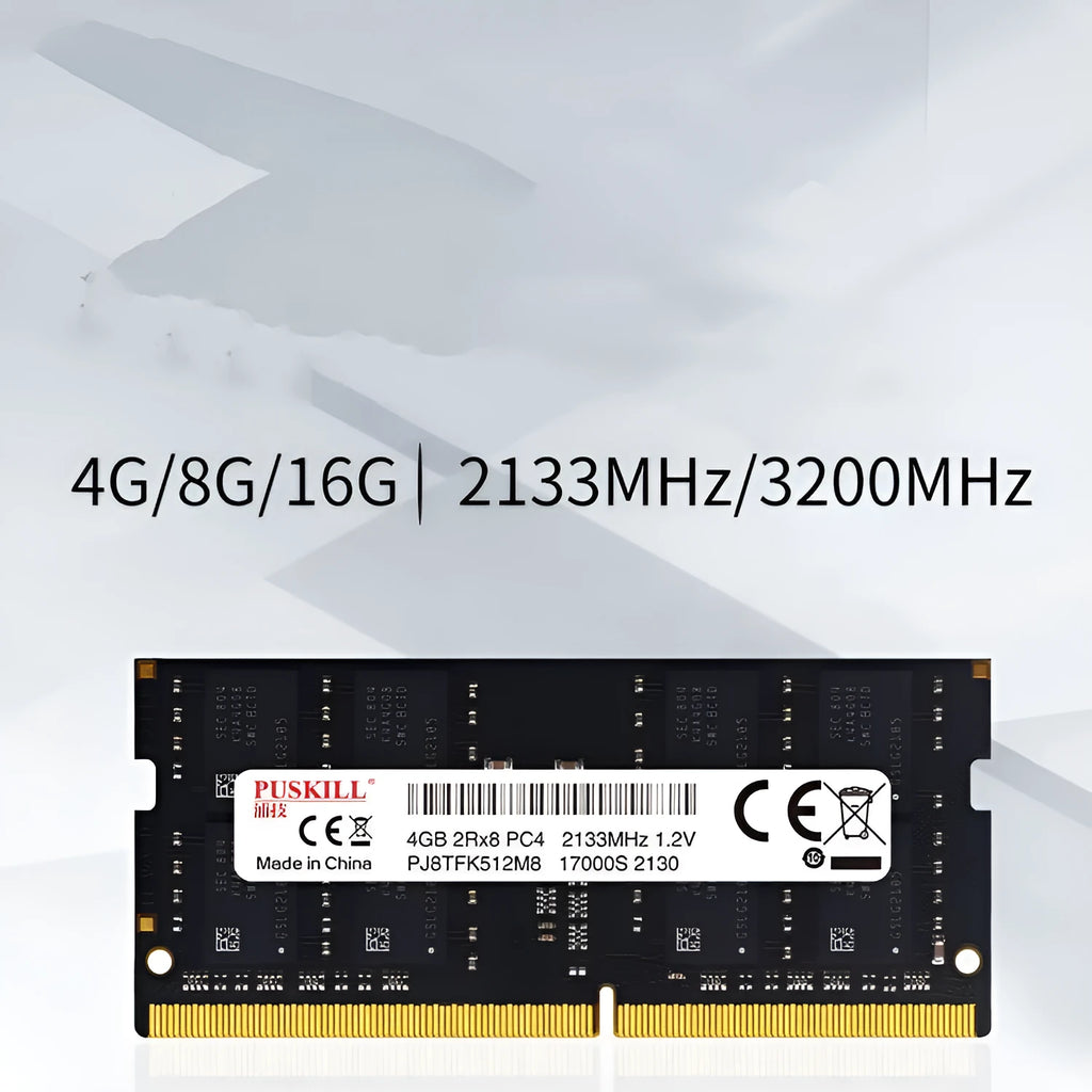 DDR4 laptop memory module 16GB 2666MHz with 260-pin connector for notebook upgrade