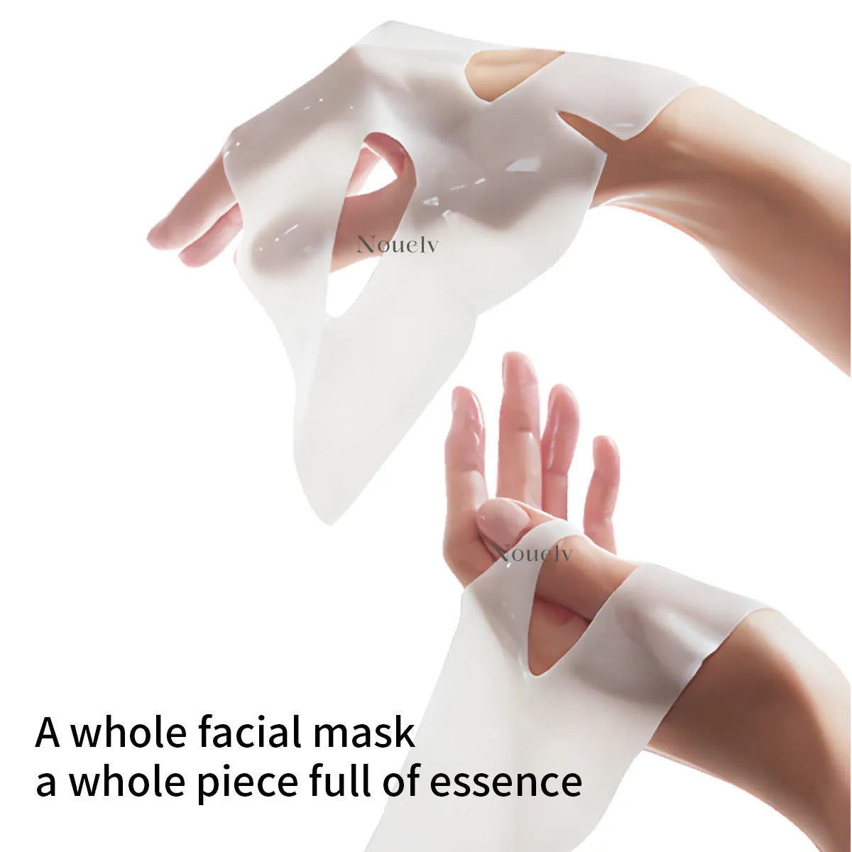 Box of four collagen layered patch face masks for moisturising and rejuvenating skin.