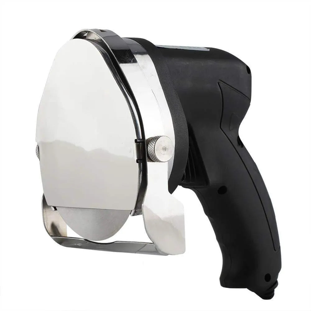 KS-100E black electric meat cleaver for turkey barbecue preparation with 80W power