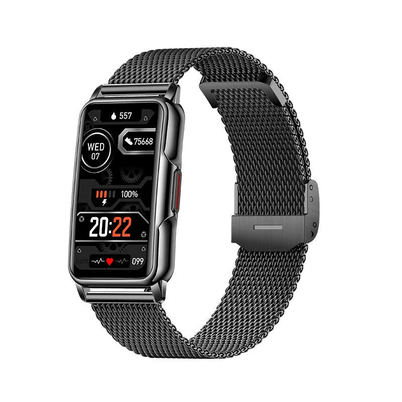 1.47 inch smart bracelet with TFT screen and silicone wrist strap