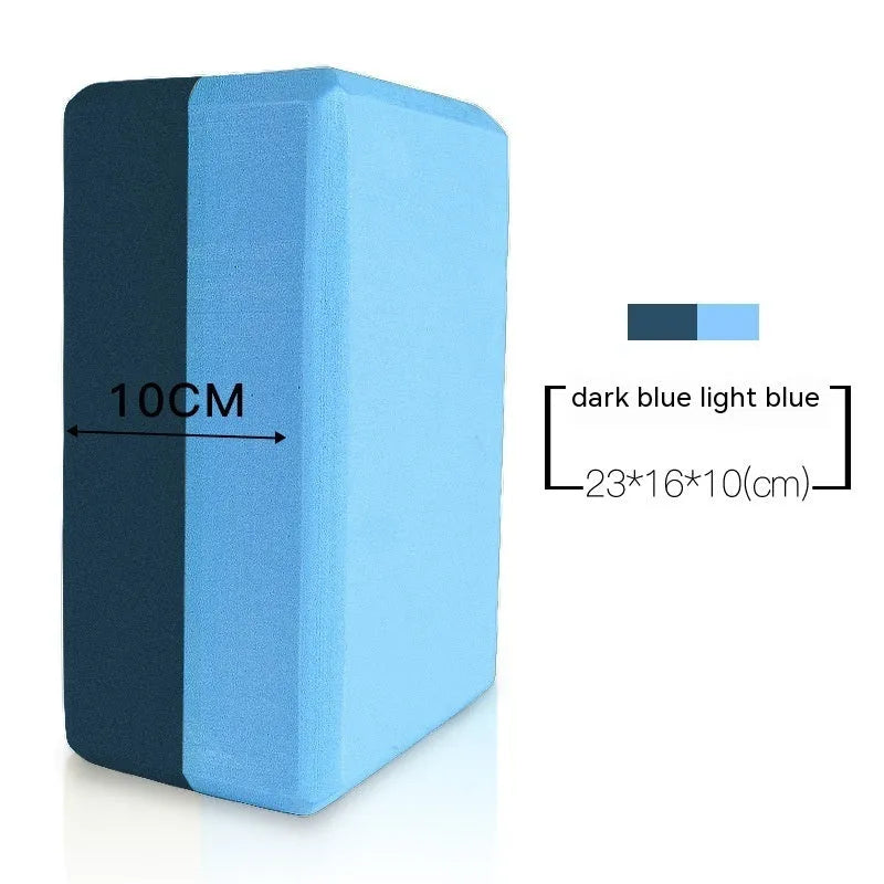 EVA foam yoga block in various colours for dance and fitness support
