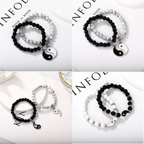 Geometric eight-diagram shaped alloy bracelet with electroplated finish in unisex design