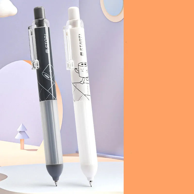 0.5mm automatic pencil with cloud grip in black or white colours