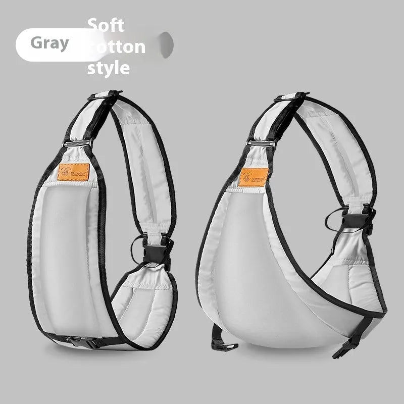 Baby waist stool carrier for newborns and children up to 25kg in cloth black, green, gray, or pink