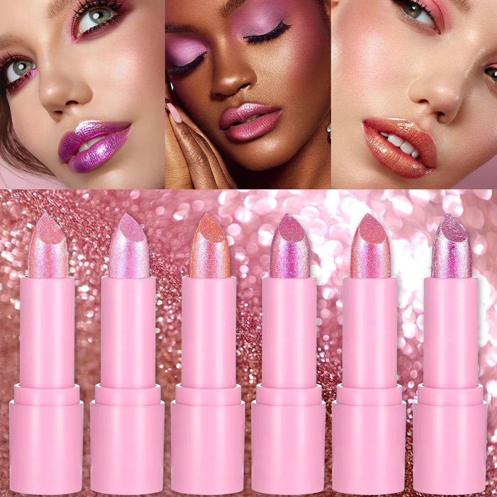 Sweetheart bow XINGX Diamond lipstick in Starlight Diamond series with six colour options
