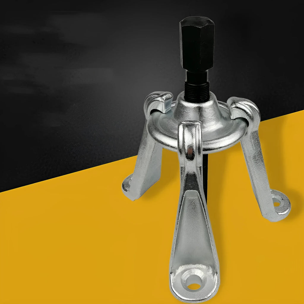 Chrome vanadium steel vehicle hub puller tool with three style options for brake drum removal