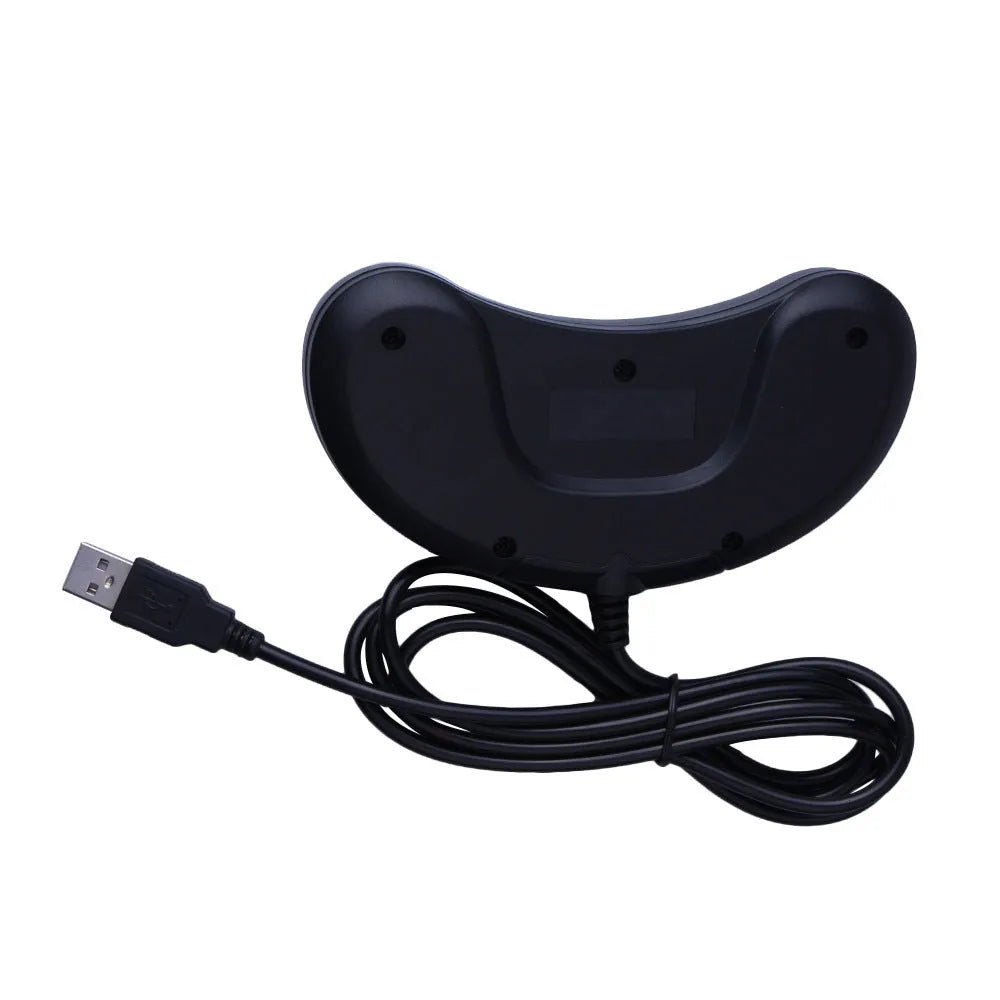 Black Sega USB PC gaming controller with 1.8-metre cable on a desk