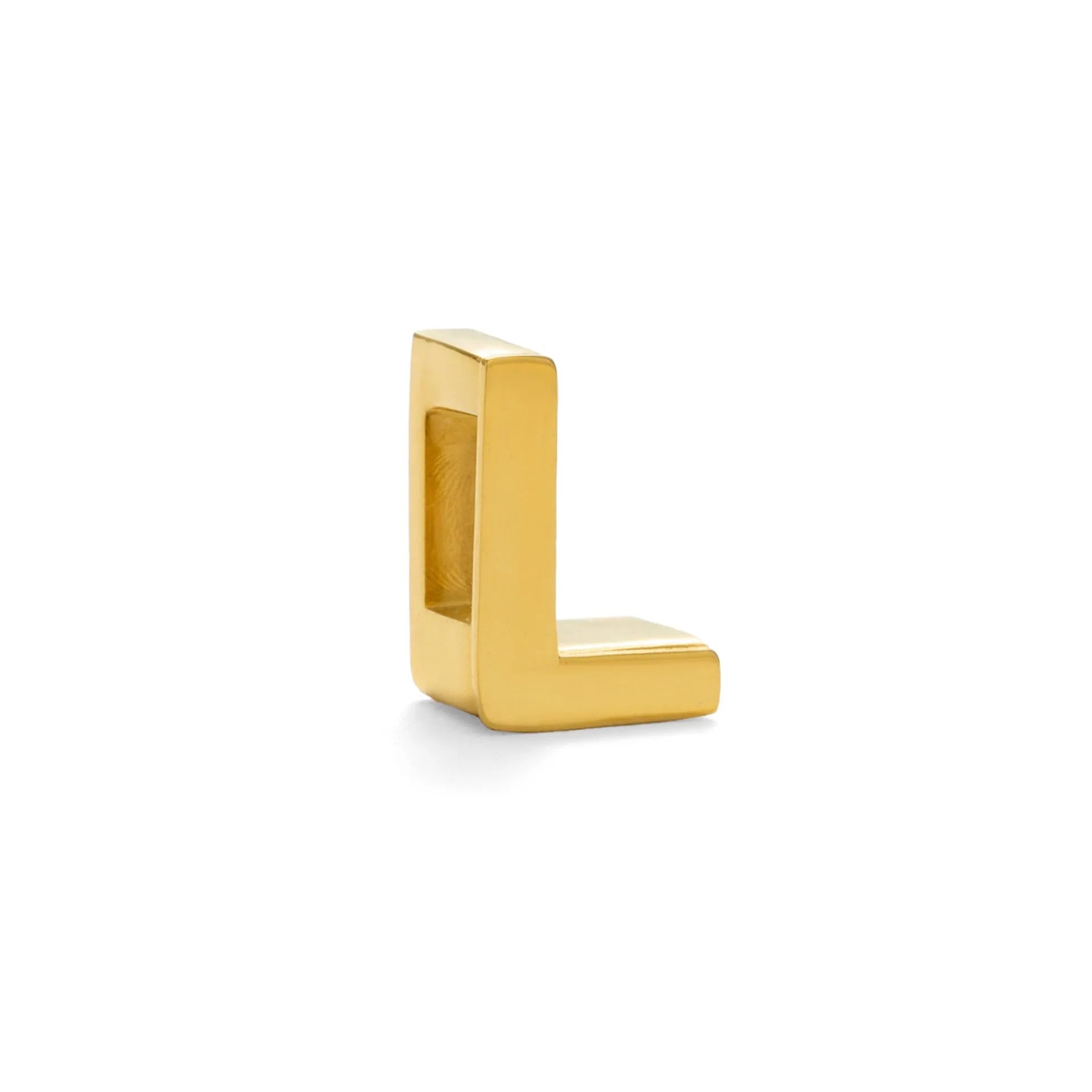 Titanium steel number and letter necklace with gold electroplated finish on grinding chain design