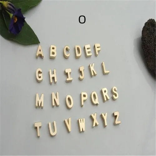 Peach heart shaped letter necklace pendant in gold and silver alloy colours