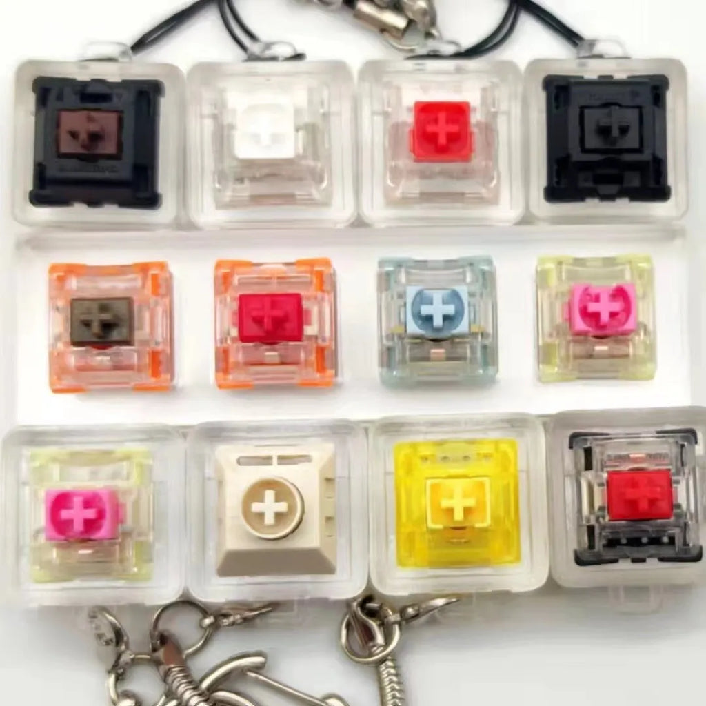 Yellow resin cheese wedge key cap for mechanical keyboard customisation with MX stem