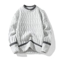 Men's two-piece modal acrylic loose fit sweater in sport style with long sleeves