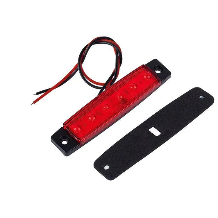 Trailer side warning light in PVC housing with multiple colour options for vehicle modifications
