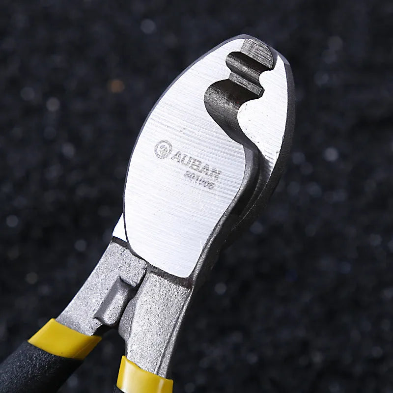 High carbon steel diagonal cable cutter black with PPR handle 8 inch length oblique mouth