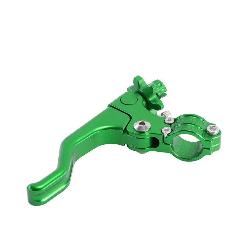 Universal aluminium alloy two-finger motorcycle clutch lever in eight colour options