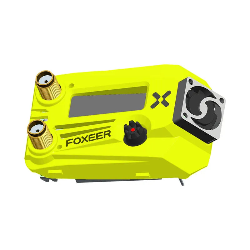 Black Wildfire FPV video goggles with dual receivers, shown at 58g weight.
