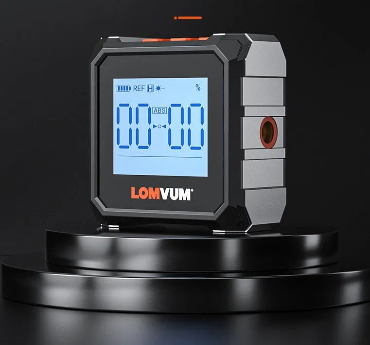 Digital laser inclinometer tool with alloy casing and backlight display for engineering measurement