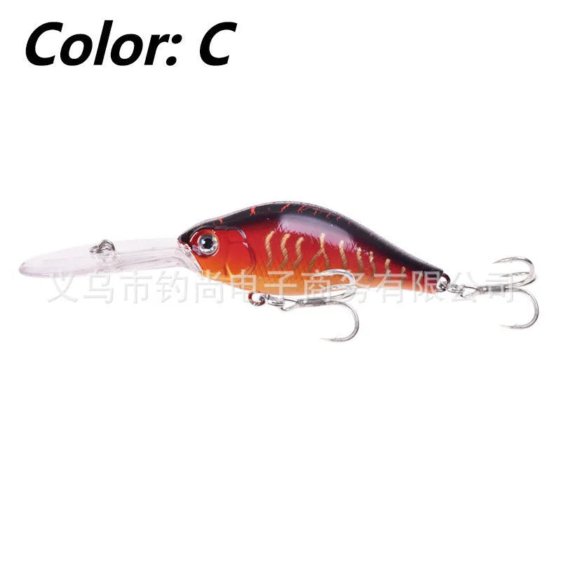 Little Fat Man Mino deep diving fishing lure measuring 10.5cm in various colour options