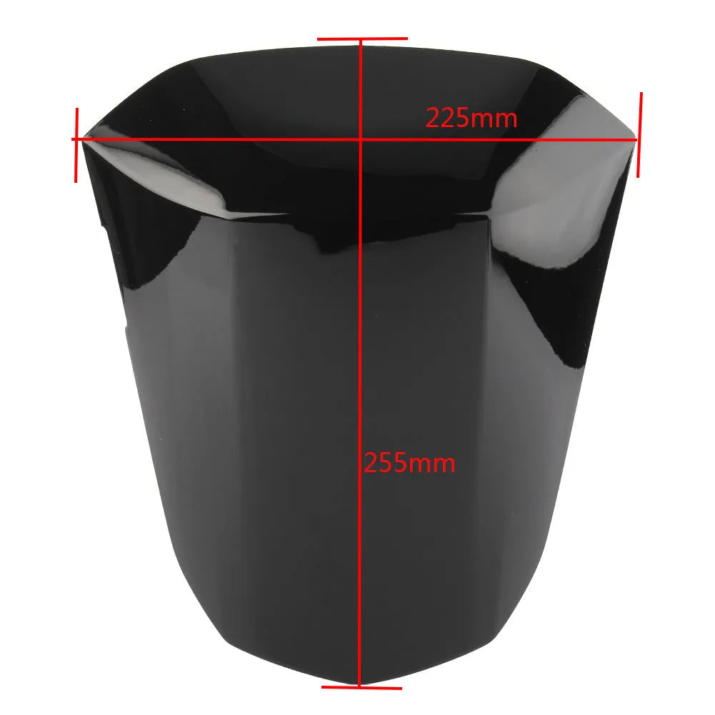Suzuki GSXR1000 motorcycle rear cowl seat cover in ABS plastic shown in available colours