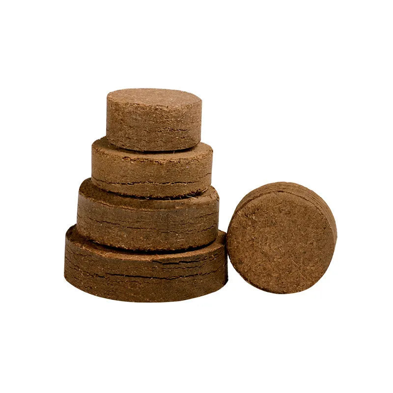 Nutrient soil medium vegetable planting and seedling blocks with various size specifications