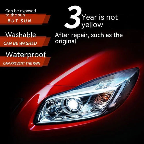 100ml bottle of car headlight restoration liquid for cloudy plastic lenses