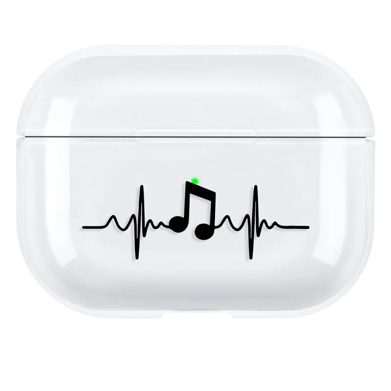 Simple solid colour PC protective shell case for AirPods Pro 3rd Generation charging case.