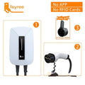 7KW European standard EV charging pile with PC shell, 5m gun line, and LED indicator, IP65 rated