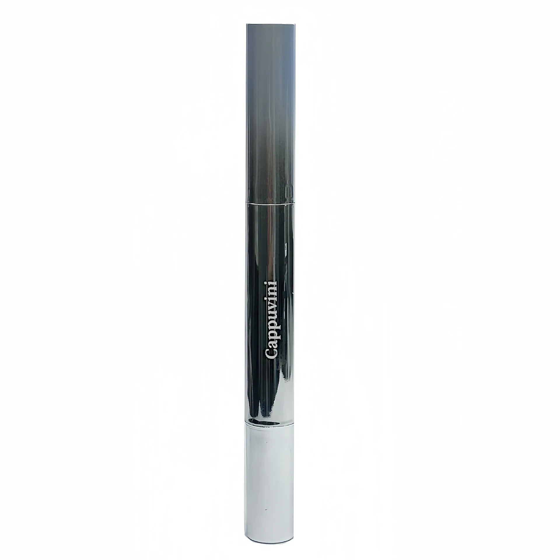 Mirror water light lip gloss lipstick showing six translucent shades in compact case.