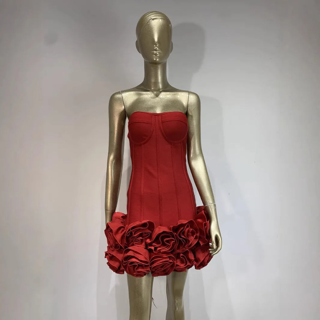 Women's solid colour urban style dress in polyester with mid waist design