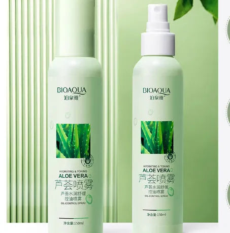 150ml fine mist moisturising toner spray bottle with 360-degree nozzle for facial hydration