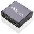 Black HDMI to DVI converter with Coaxial 35 audio output port and 1.5 metre cable