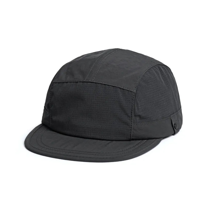 Breathable sun hat with dome crown in quick-drying polyester fabric