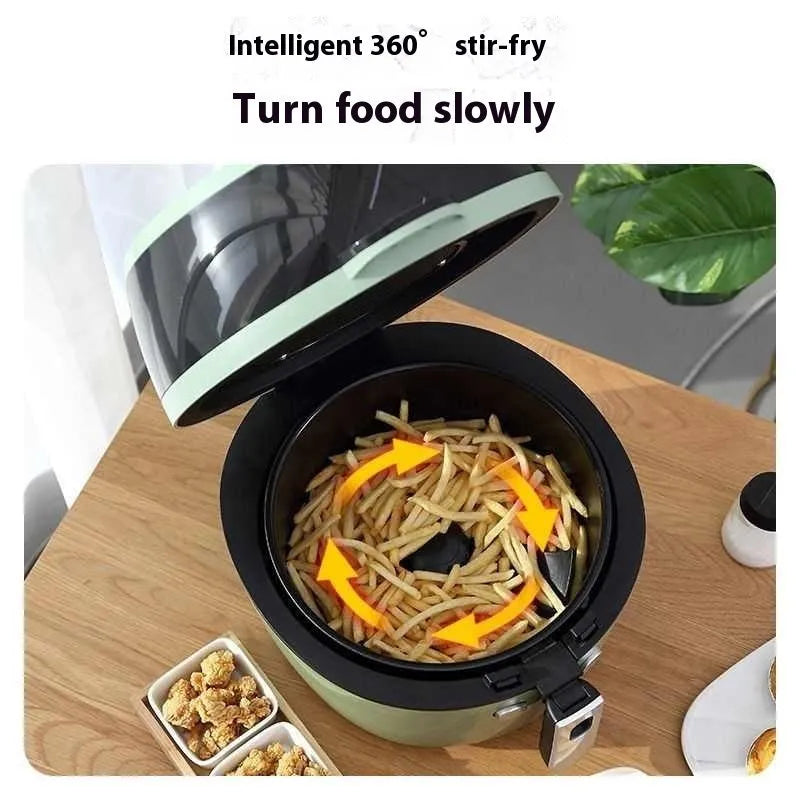 8 litre air fryer oven with viewing window and mechanical button controls